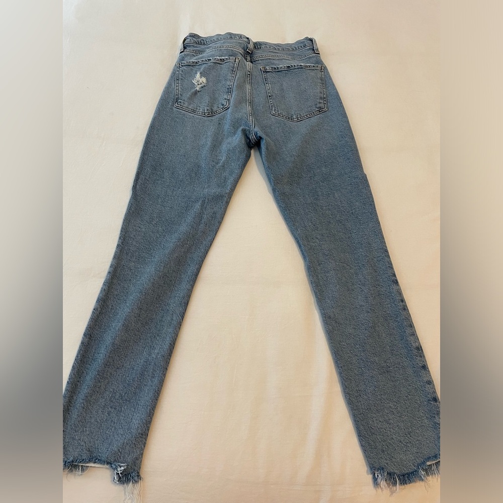 AGOLDE Nico High Rise Slim Fit Jeans in Rooted - Picture 6 of 7